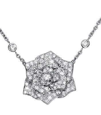 Piaget Rose White Gold Diamonds Pendant